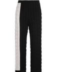 The Two-Toned Cable Knit Pants
