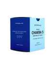 Chakra 5 Soy Candle with Lapis Lazuli Gemstones