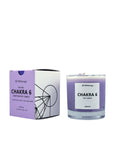 Chakra 6 Soy Candle with Amethyst & Tourmaline Gemstones