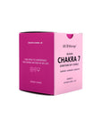 Chakra 7 Soy Candle with Strawberry Quartz Gemstones