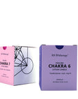 Chakra 7 Soy Candle with Strawberry Quartz Gemstones