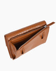 4-in-1 Envelope Convertible Belt Bag Tan Croc