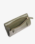 4-in-1 Envelope Convertible Belt Bag Olive Croc