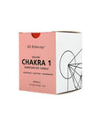 Chakra 1 Soy Candle with Red Jasper Gemstones