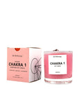 Chakra 1 Soy Candle with Red Jasper Gemstones