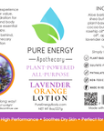 Natural All Purpose Lotion 8 Oz (Lavender Orange)