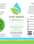 Natural All Purpose Lotion 8 Oz (Pure & Natural, Unscented)