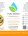 Natural All Purpose Lotion 8 Oz (Satsuma)
