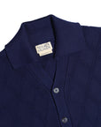 The Diamond Knit Button Down - Navy