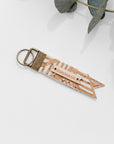 EXPLORER keychain luggage tag