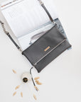 DREAMER foldover bag | CHARCOAL