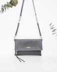 DREAMER foldover bag | CHARCOAL