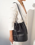 Luxe Cinch Bucket Bag