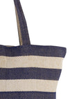 Provence Striped Tote - Indigo