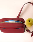 Gala Crossbody Camera Bag (Wine)