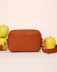 Gala Crossbody Camera Bag (Brown)