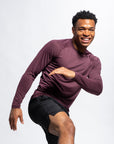 LS Maroon Athletic Shirt