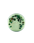 Chakra 4 Soy Candle with Aventurine Gemstones