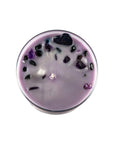 Chakra 6 Soy Candle with Amethyst & Tourmaline Gemstones