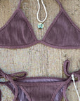 Anita Knit Bikini Top - Sunfaded Violet