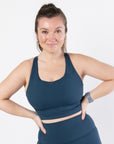 Marine Blue High Impact Bra