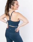 Marine Blue High Impact Bra