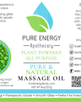 Massage Oil (Pure & Natural, Unscented)