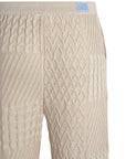 The Multi Stitch Knit Pant -Sand
