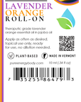 Aromatherapy Essential Oil Roll-On (Lavender Orange)