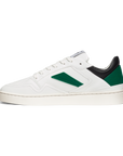 Men's Court | White-Black-Kelly Green