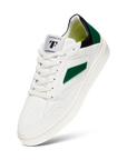 Men's Court | White-Black-Kelly Green