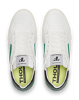 Men's Court | White-Black-Kelly Green