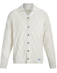 The Diamond Knit Button Down - Oat