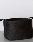 Large Jute Basket - Charcoal