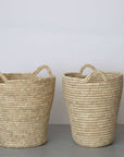 Palm Leaf Laundry Basket