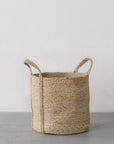Jute Laundry Basket - Round