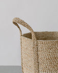 Jute Laundry Basket - Round