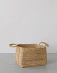 Square Jute Basket - Natural