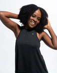 Black Open Back Tank