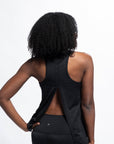 Black Open Back Tank