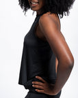 Black Open Back Tank