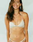 Anita Knit Bikini Top - Natural