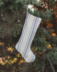 Holiday Stocking - Natural Cotton Ticking Stripe