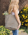 Paris Striped Tote