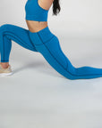 Blue Low Impact Leggings