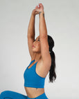 Blue Low Impact Bra