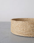 Large Trio of Round Jute Baskets - Natural
