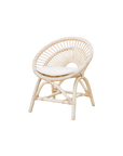 Rainbow Rattan Kids Chair - Natural