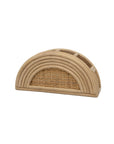 Rattan Rainbow Desk Organizer
