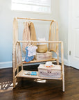 Kiara Mini Rattan Clothing Rack